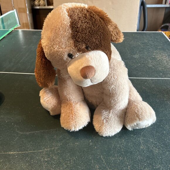 2009 Toys R Us Brown Two Tone Floppy Puppy Dog Plush Stuffed 17